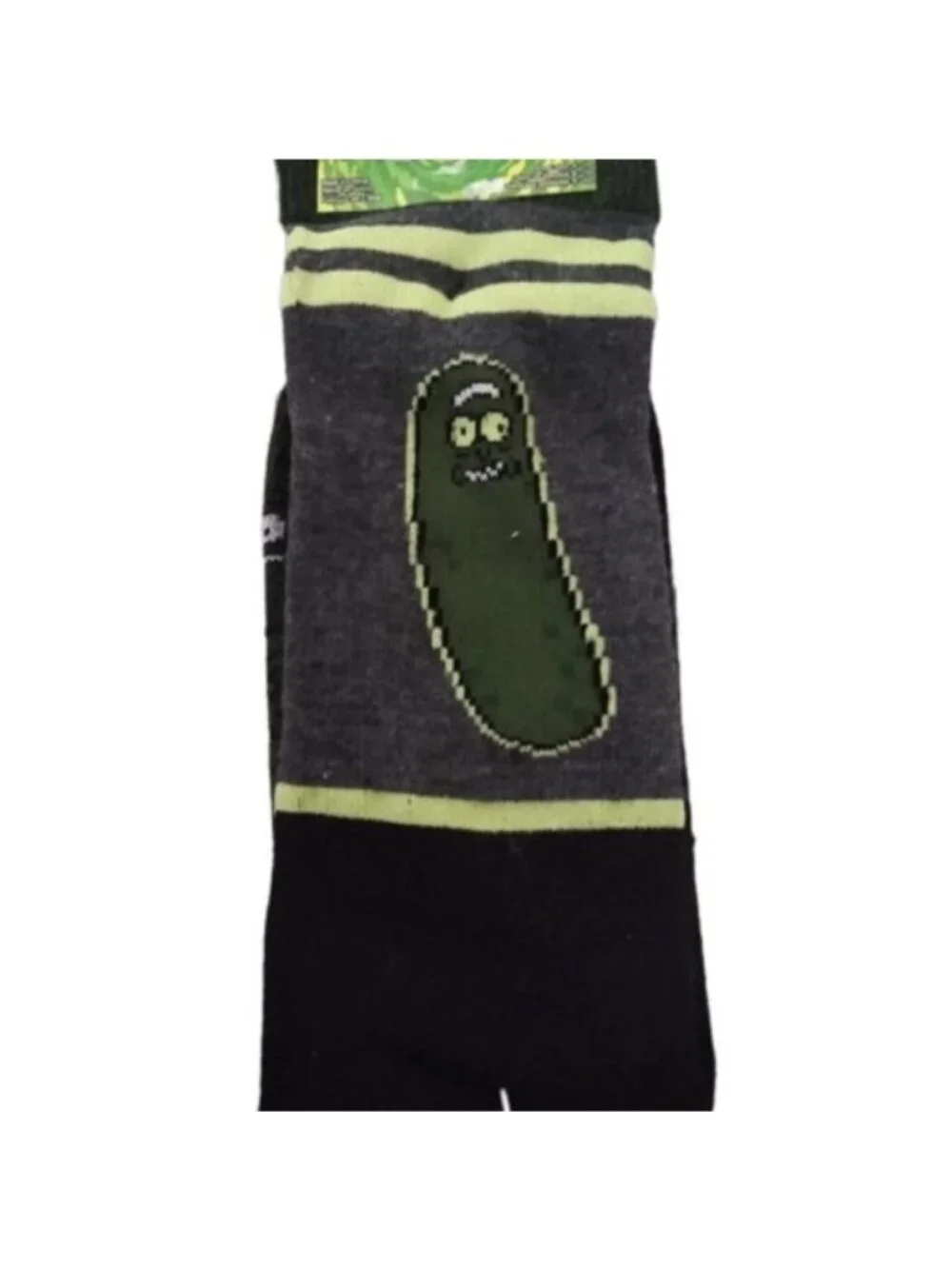 Men's Rick & Morty Pickle Rick 2 pair Socks, size 6-12